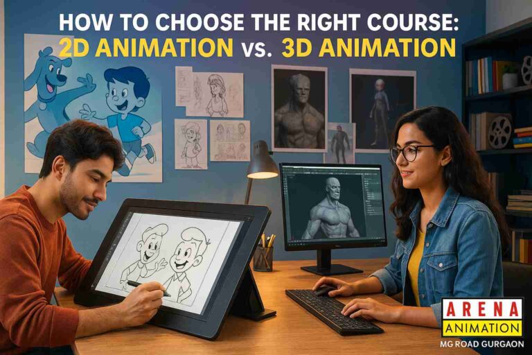 2D and 3D animation course in Gurgaon